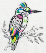 Kingfisher (Blackwork)