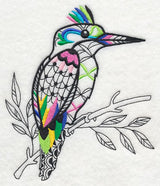Kingfisher (Blackwork)
