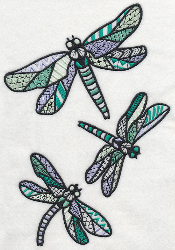 Dragonfly Spring (Blackwork)
