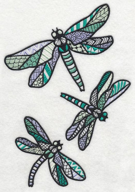 Dragonfly Spring (Blackwork)