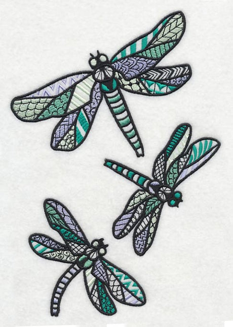 Dragonfly Spring (Blackwork)