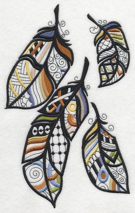 Feathered Flair (Blackwork)