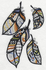 Feathered Flair (Blackwork)