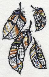 Feathered Flair (Blackwork)