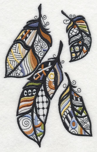 Feathered Flair (Blackwork)