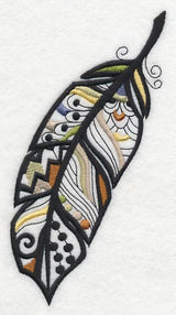 Feather Flair (Blackwork)