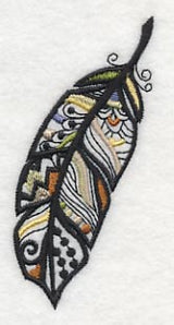 Feather Flair (Blackwork)