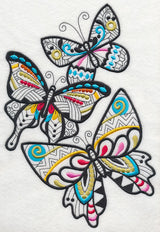 Butterflies Frenetic (Blackwork)