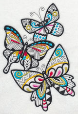 Butterflies Frenetic (Blackwork)