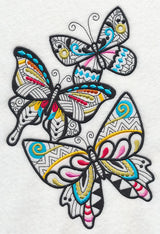 Butterflies Frenetic (Blackwork)