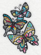 Butterflies Frenetic (Blackwork)