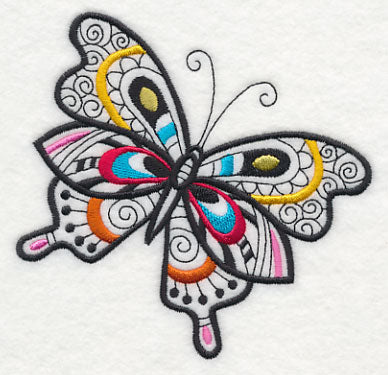 Butterfly Frenetic (Blackwork)