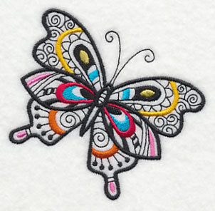 Butterfly Frenetic (Blackwork)