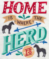 Home Is Where The Herd Is (Horses)