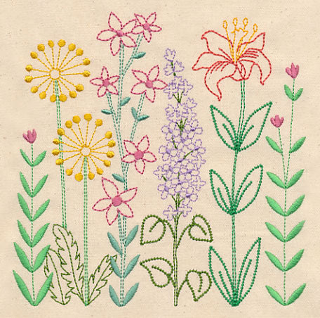 Light and Lovely Garden 2 (Vintage)