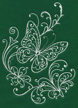 Spring Whitework Butterfly 1