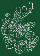 Spring Whitework Butterfly 1