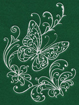 Spring Whitework Butterfly 1