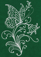 Spring Whitework Butterfly 2