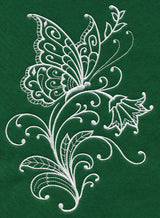 Spring Whitework Butterfly 2