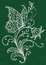 Spring Whitework Butterfly 2