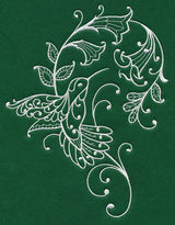 Spring Whitework Hummingbird