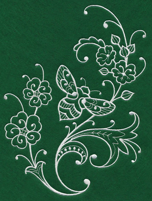 Spring Whitework Honeybee