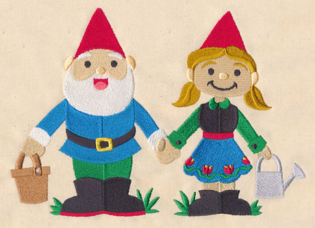 Garden Gnome Pair