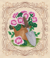 Geraniums in the Garden