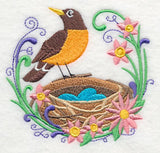 Spring Robin and Nest