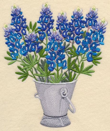 Bucket of Bluebonnets