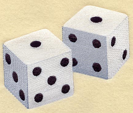 Dice Pair - Snake Eyes