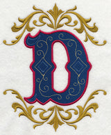 Illuminated Letter D (7.8 inch)