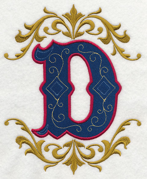 Illuminated Letter D (7.8 inch)