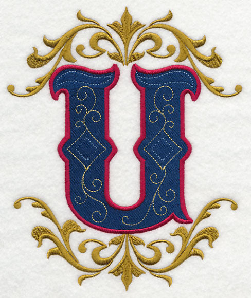 Illuminated Letter U (7.8 inch)