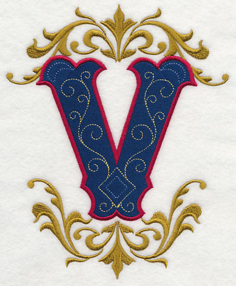 Illuminated Letter V (7.8 inch)