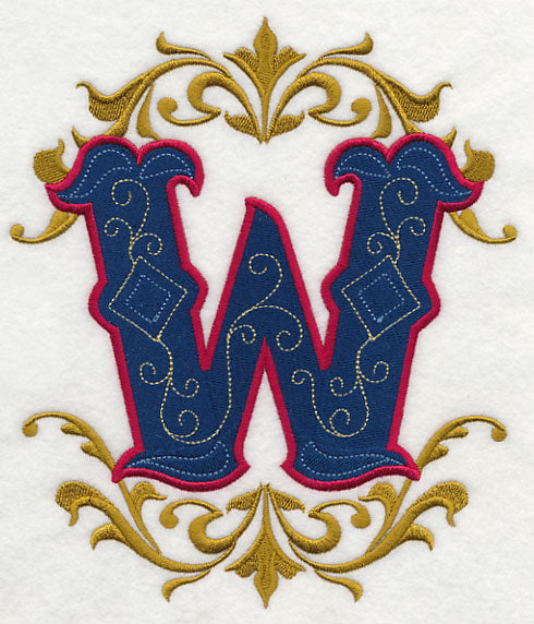 Illuminated Letter W (7.8 inch)