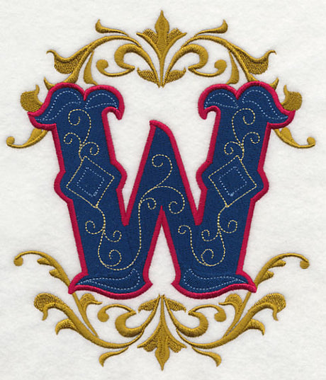 Illuminated Letter W (7.8 inch)