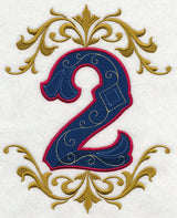 Illuminated Number 2 (7.8 inch)