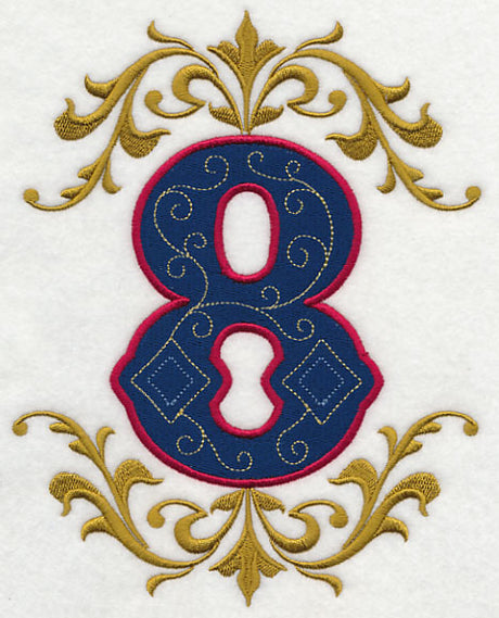Illuminated Number 8 (7.8 inch)