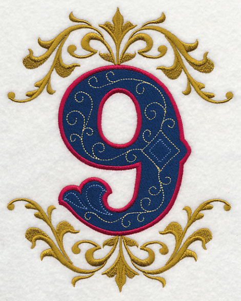 Illuminated Number 9 (7.8 inch)
