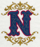 Illuminated Letter N (7.8 inch)
