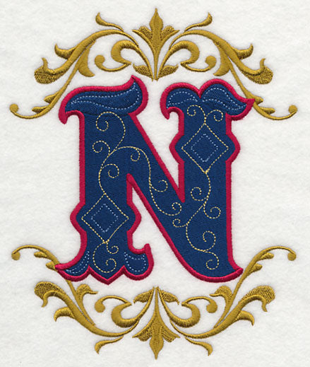 Illuminated Letter N (7.8 inch)