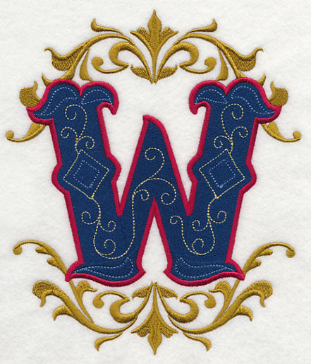 Illuminated Letter W (7.8 inch)