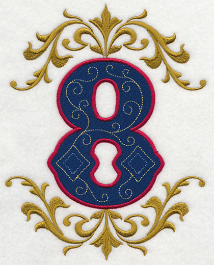 Illuminated Number 8 (7.8 inch)