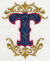 Illuminated Letter T (7.8 inch)
