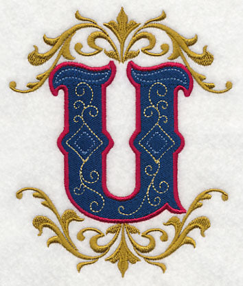 Illuminated Letter U (7.8 inch)