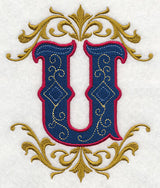 Illuminated Letter U (7.8 inch)