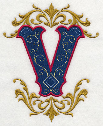 Illuminated Letter V (7.8 inch)