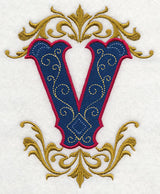 Illuminated Letter V (7.8 inch)